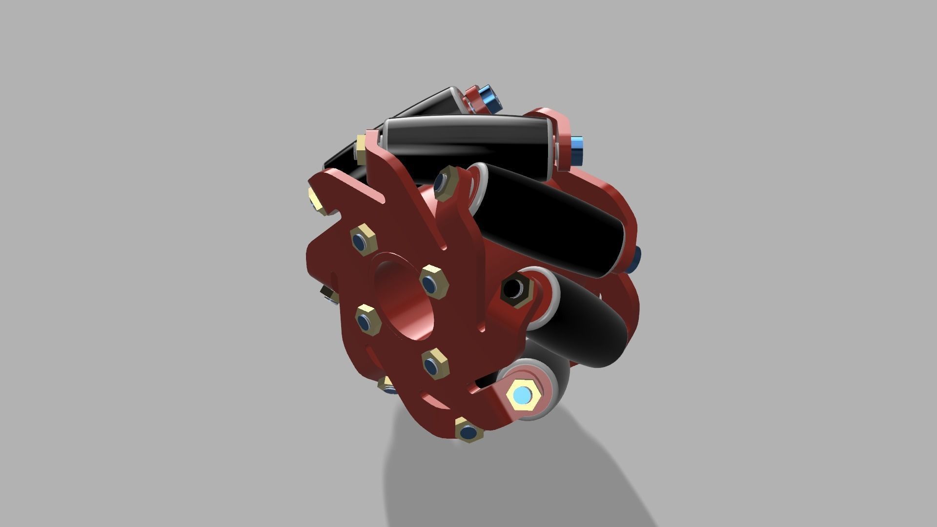 A mecanum wheel 3D print model_5