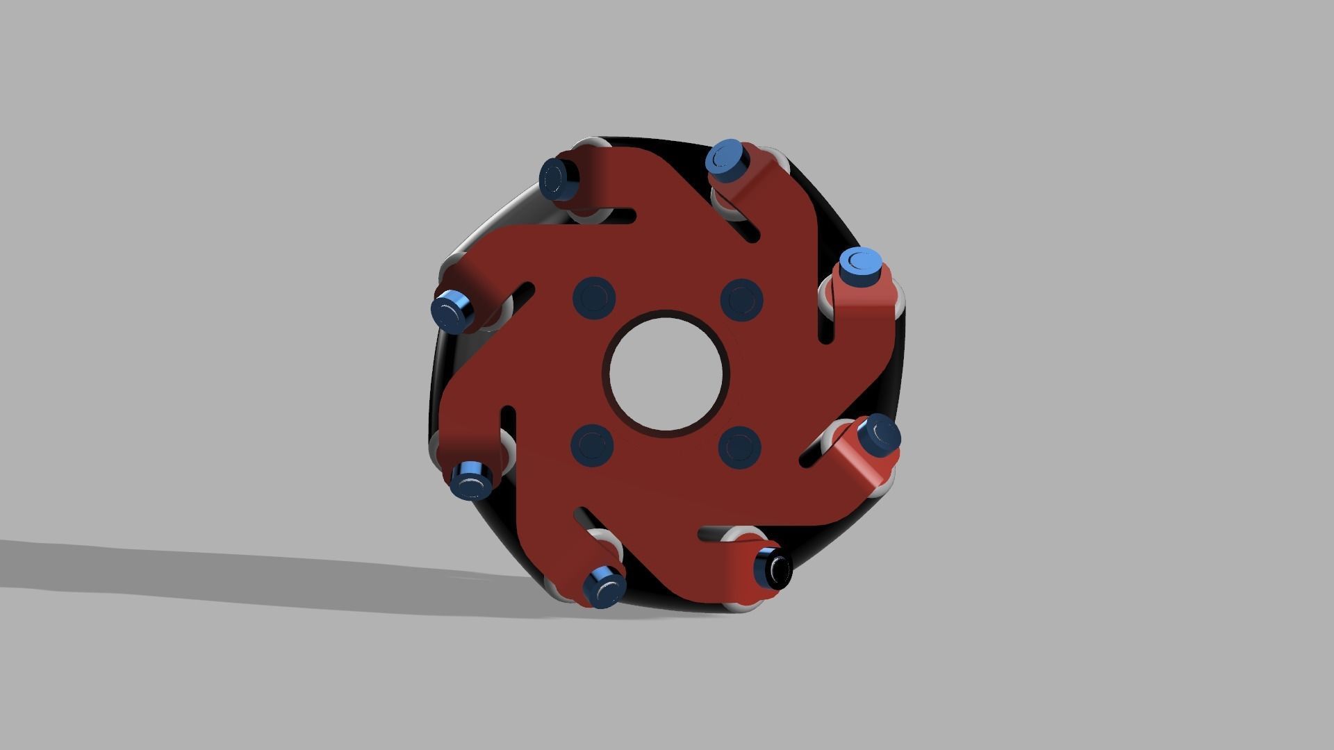 A mecanum wheel 3D print model_1