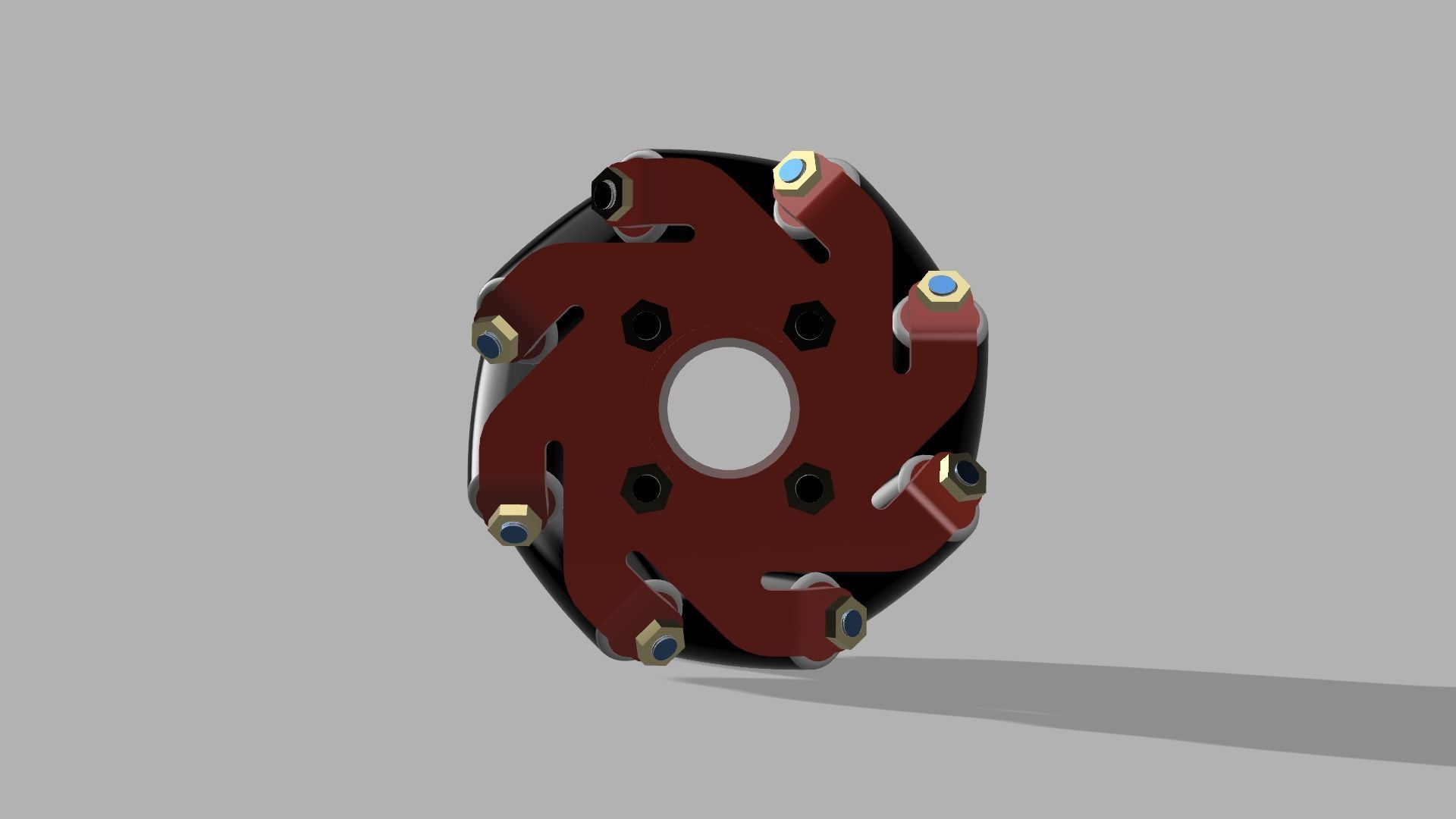 A mecanum wheel 3D print model_4