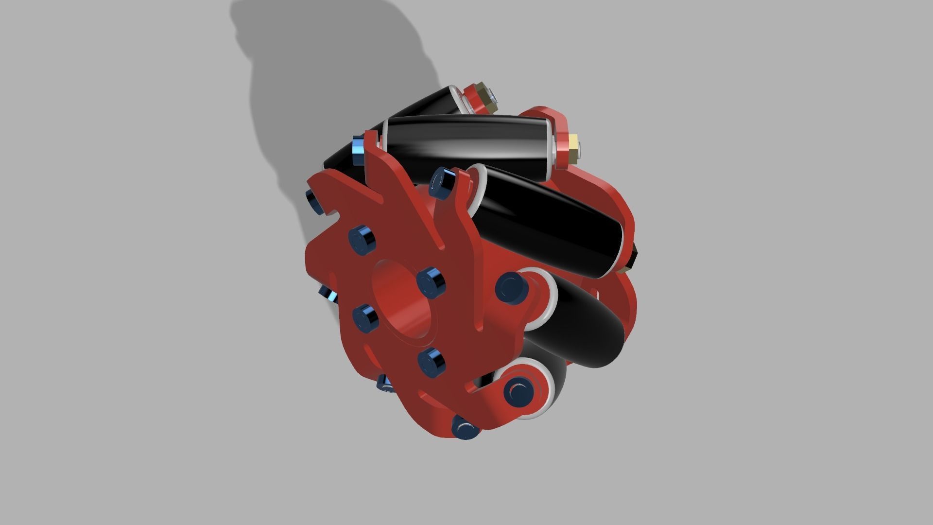 A mecanum wheel 3D print model_2