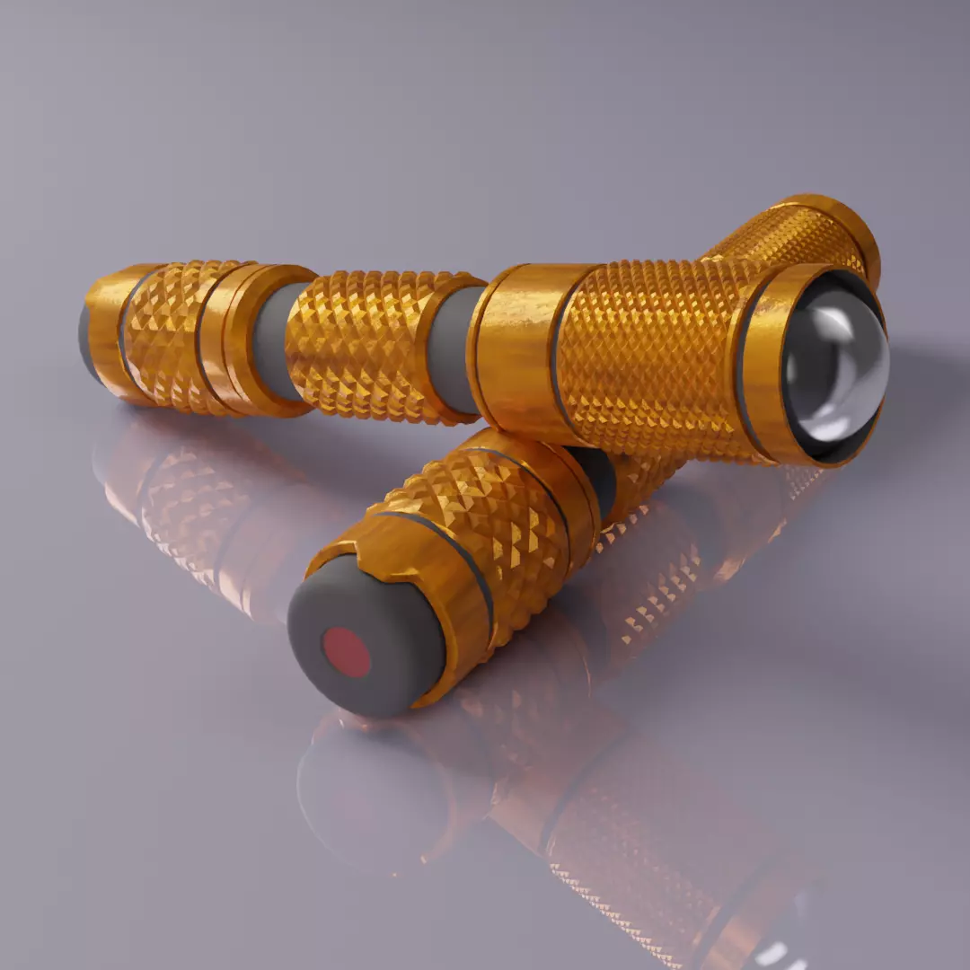3d model of a flashlight 3D model | CGTrader