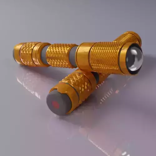 3d model of a flashlight 3D model