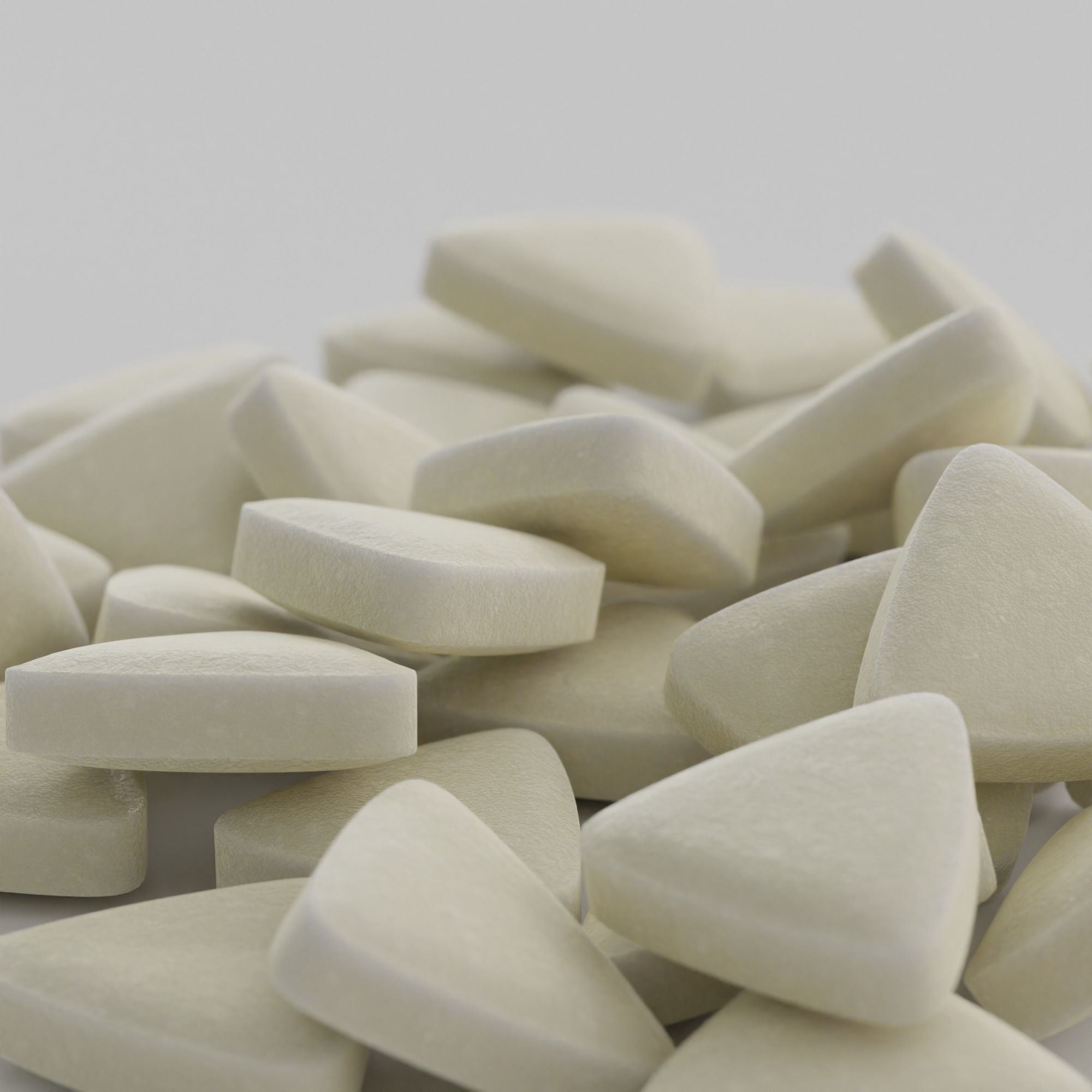 Pills and Tablets collection Low-poly 3D model_5