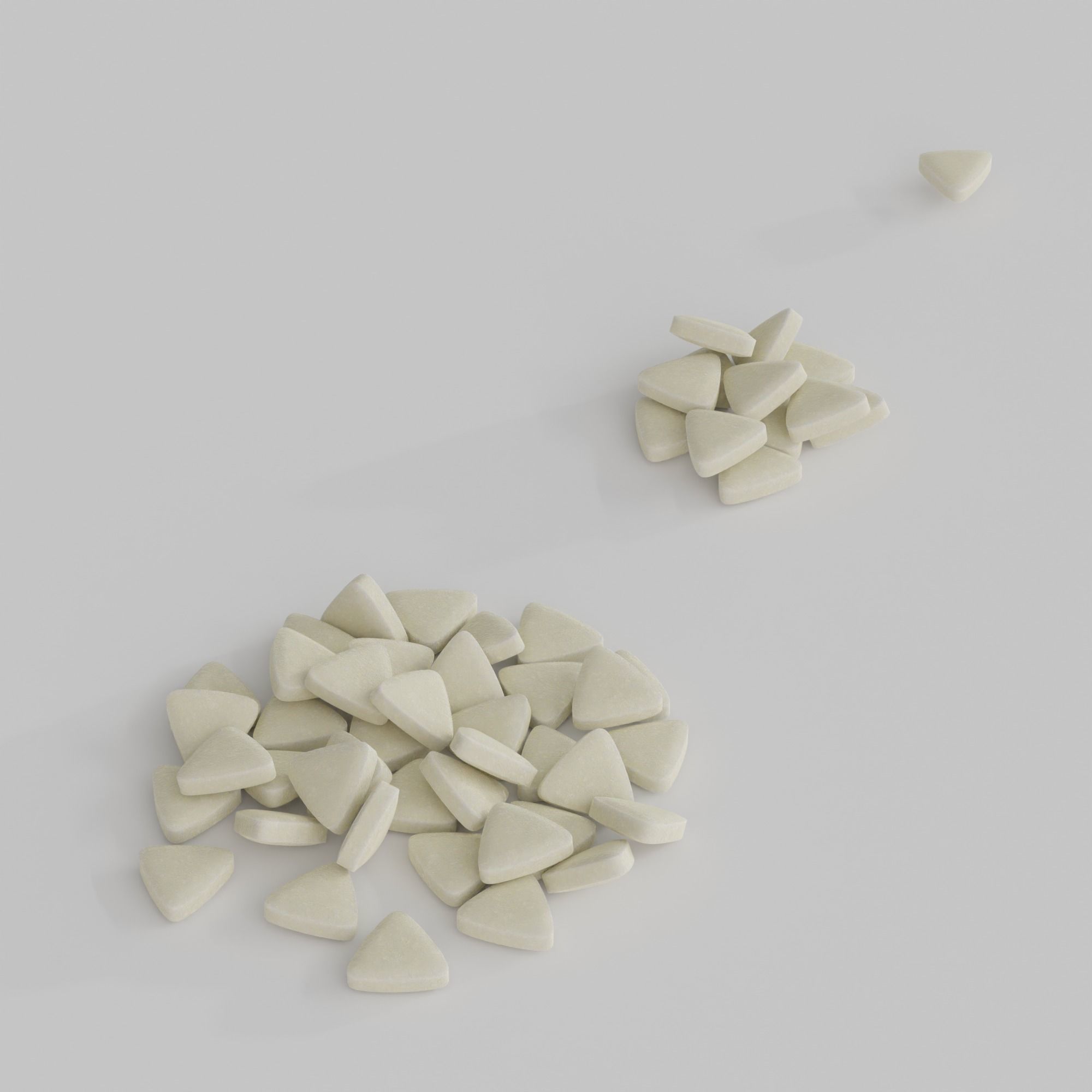 Pills and Tablets collection Low-poly 3D model_10