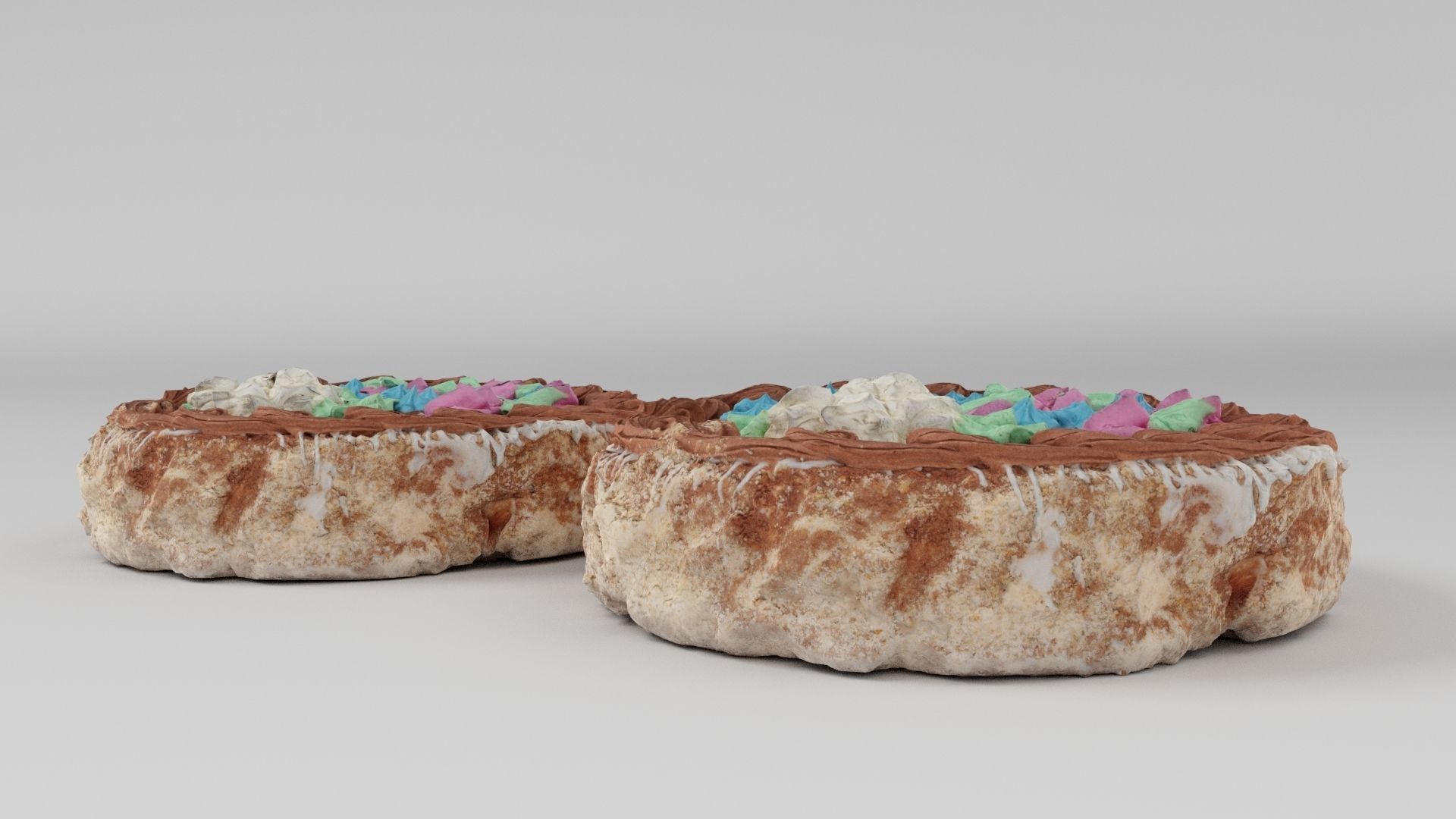 Kyiv cake or tort Kyivskyi 3D model_4