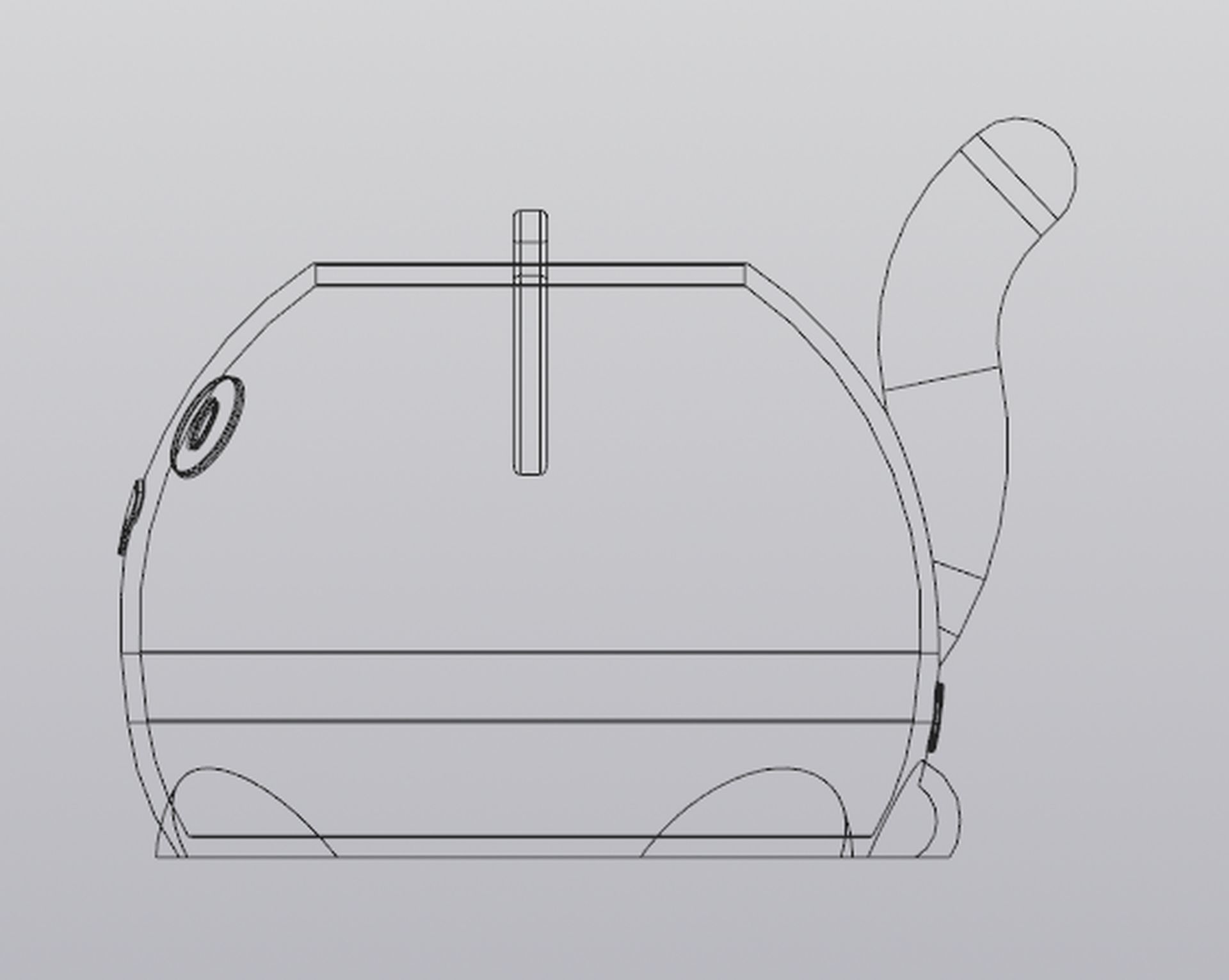 Male cat Vase Planter Penholder 3D print model_7