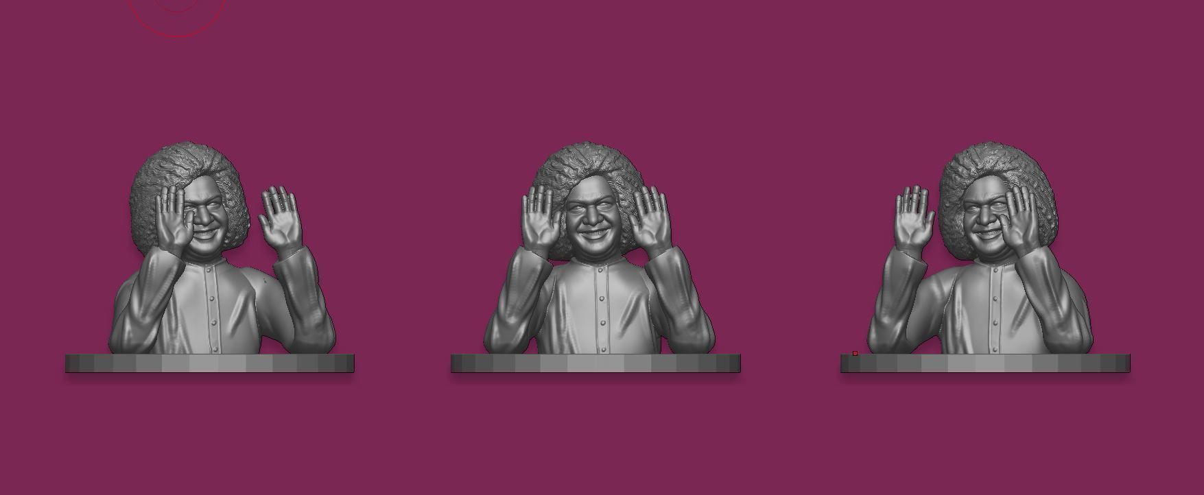 Sathya Sai Baba 3D print model_1