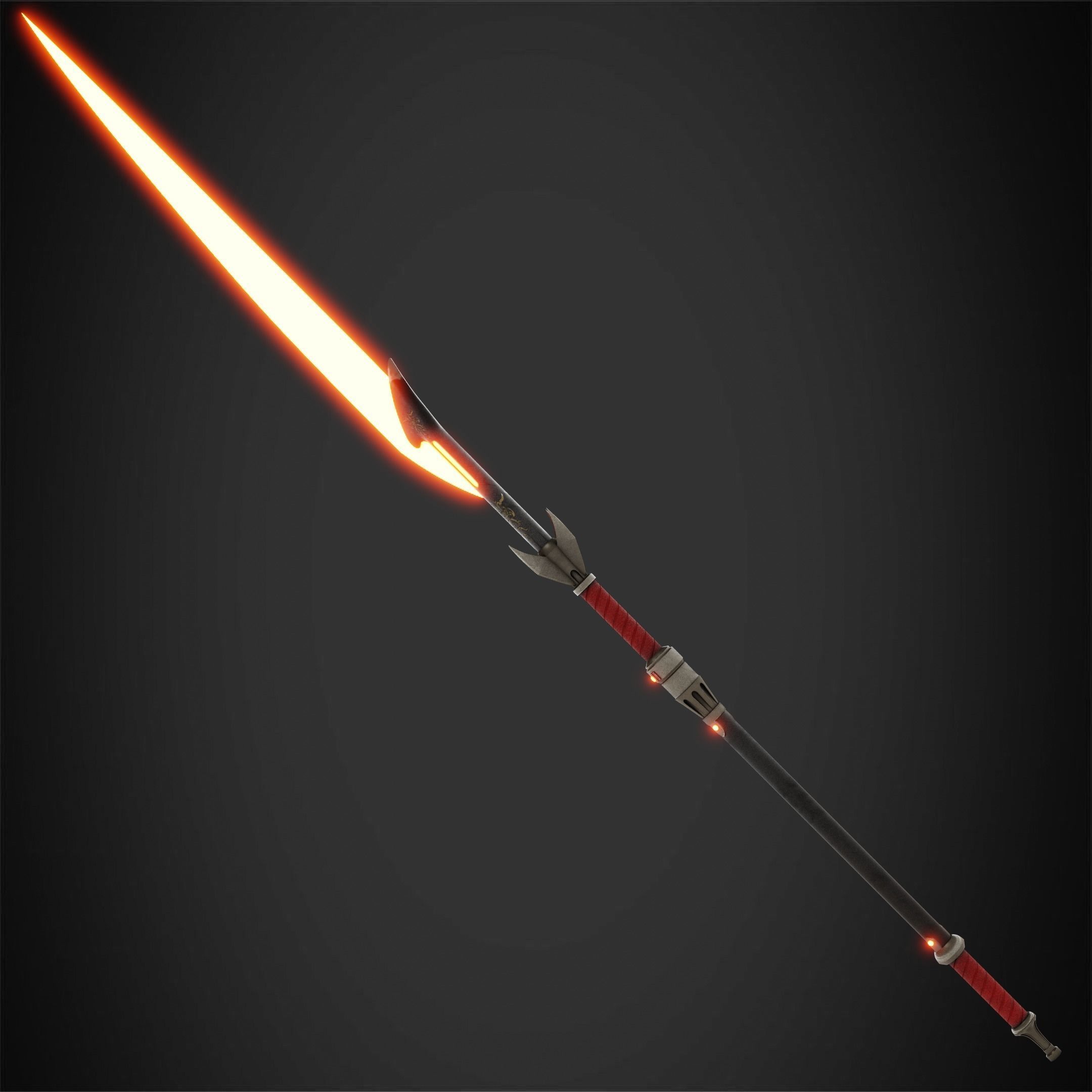 Star Wars Darth Bane Pike for Cosplay 3D print model_3