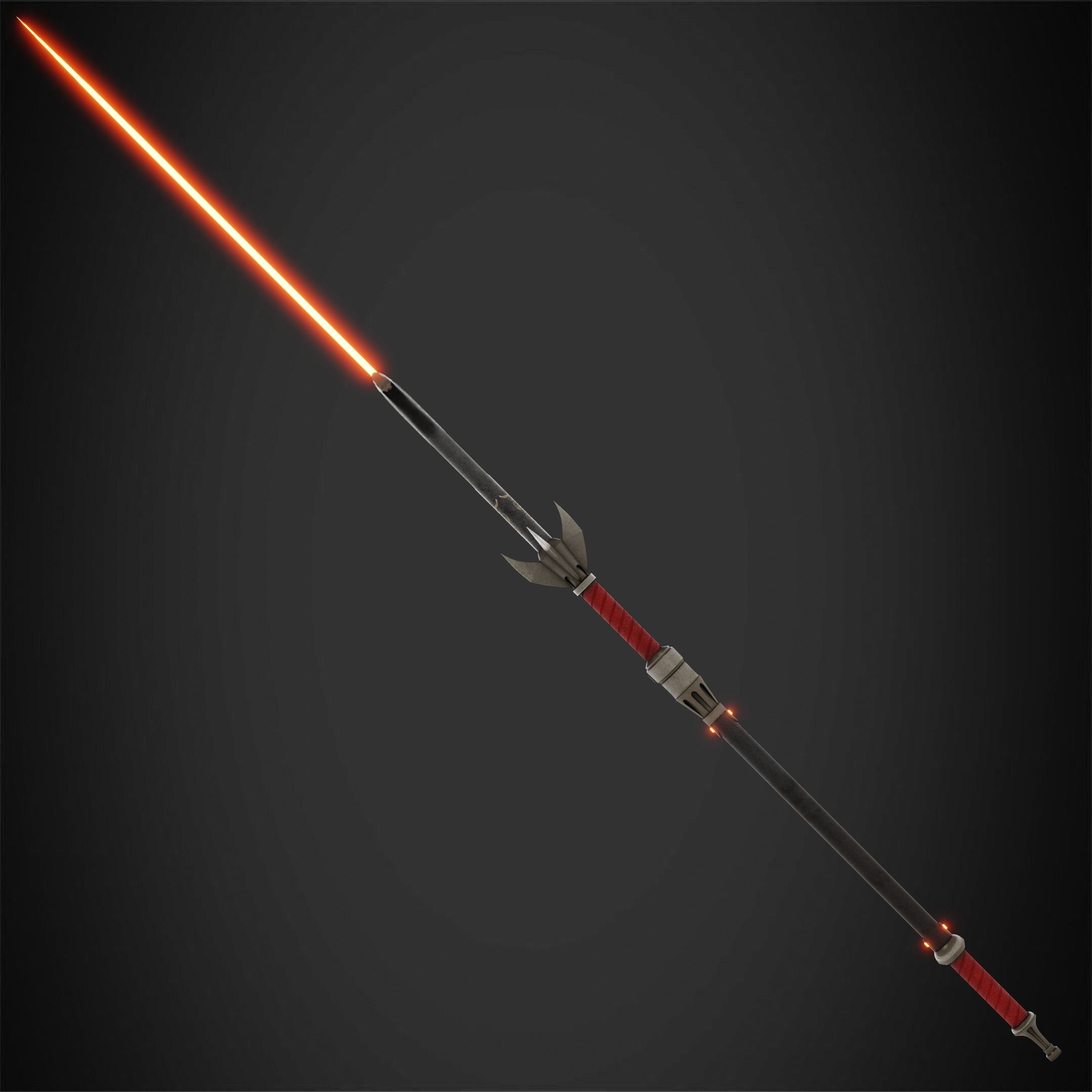 Star Wars Darth Bane Pike for Cosplay 3D print model_4