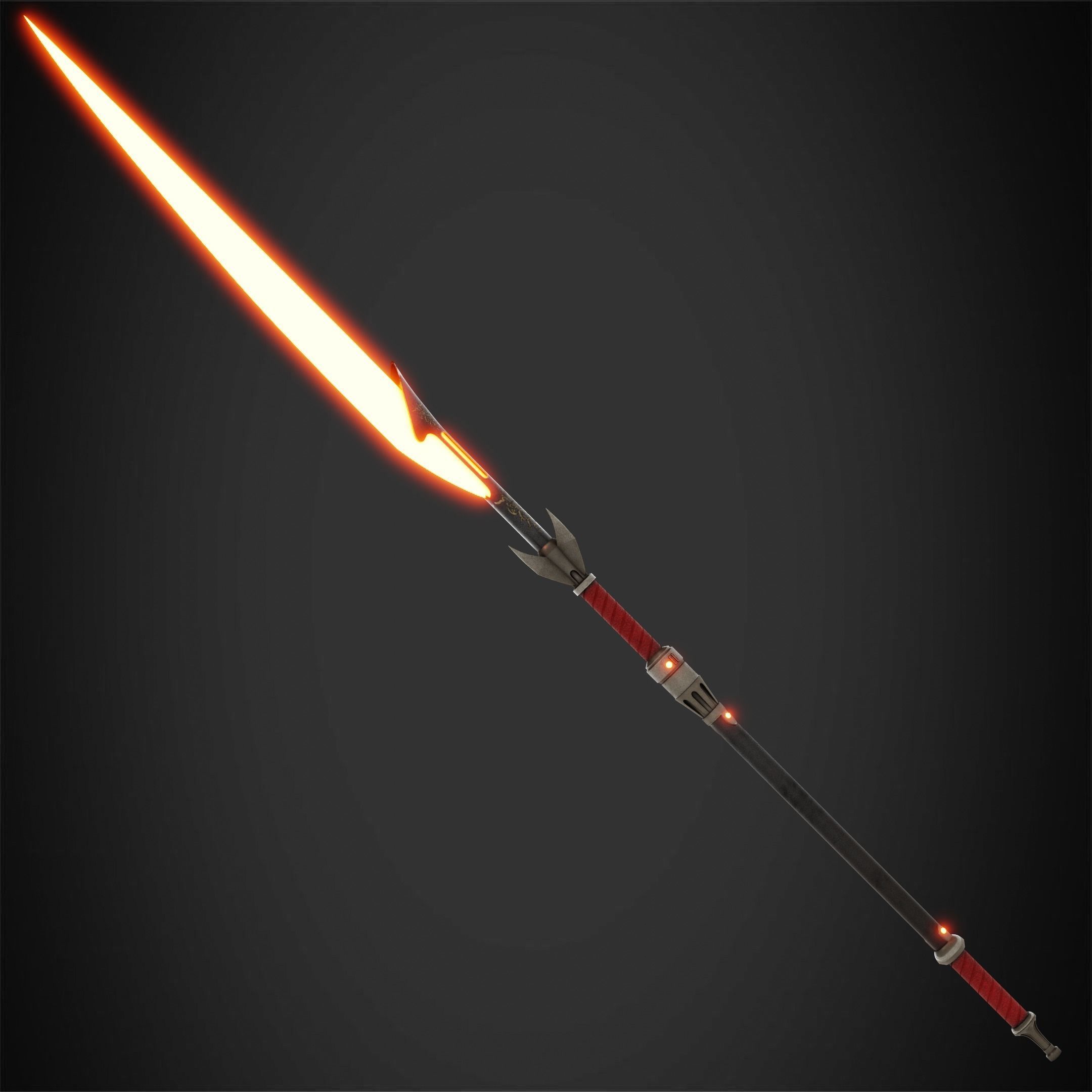 Star Wars Darth Bane Pike for Cosplay 3D print model_9