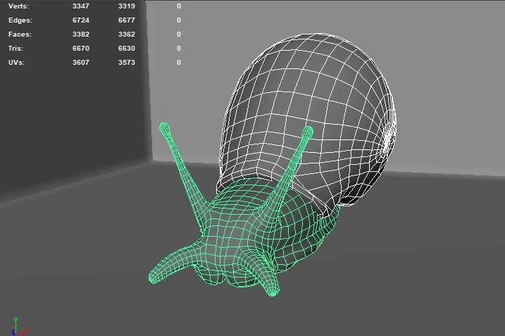 4 Type of insects Low-poly 3D model_14