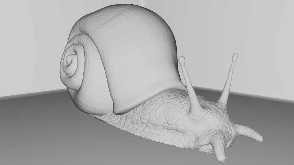 4 Type of insects Low-poly 3D model_15