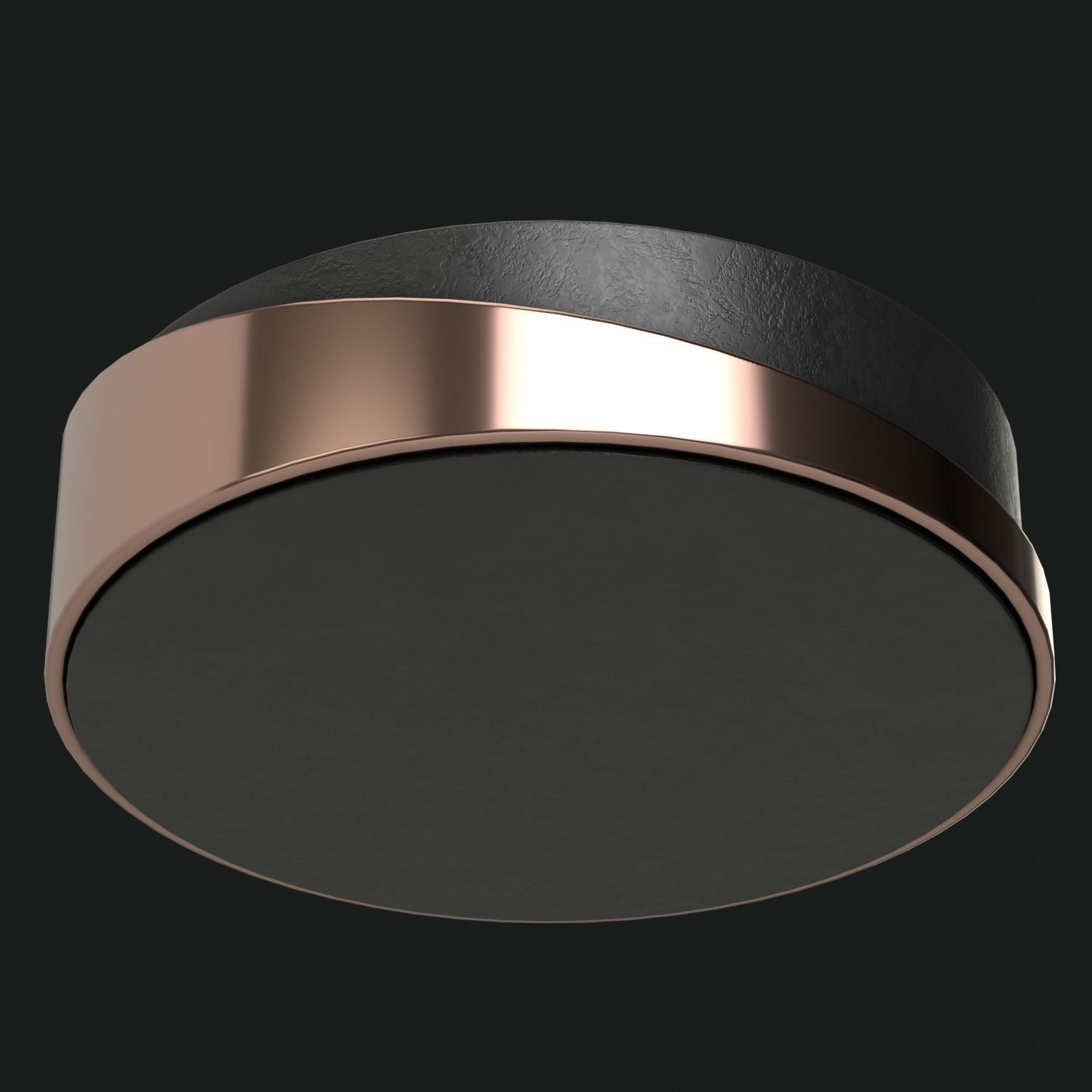 Minimal Round Coffee Table Low-poly 3D model_21