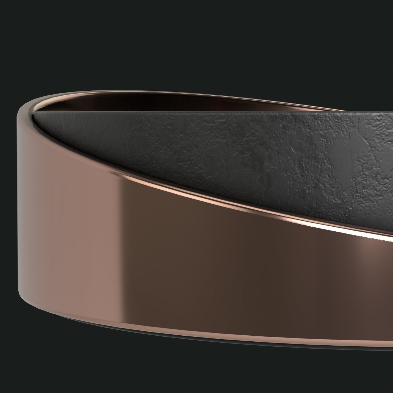 Minimal Round Coffee Table Low-poly 3D model_24