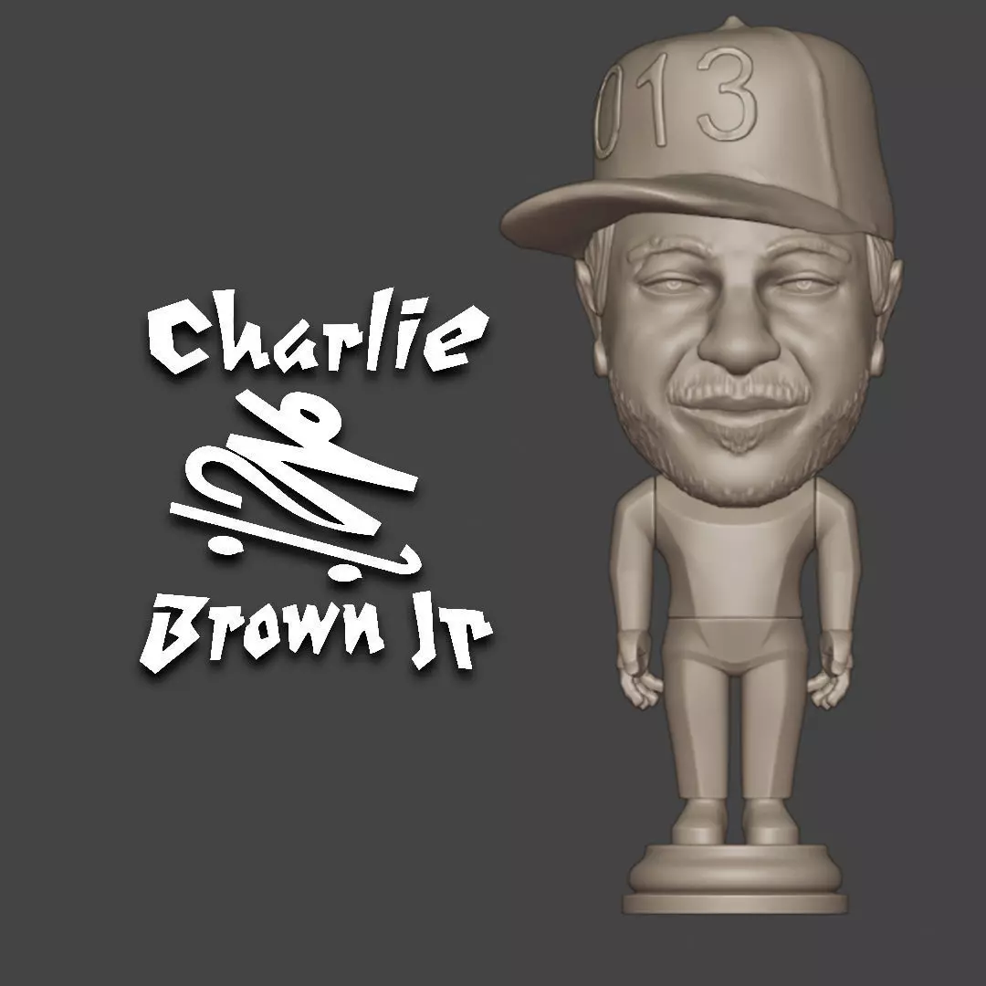 Caricatura Charlie Brown 3D print model_0