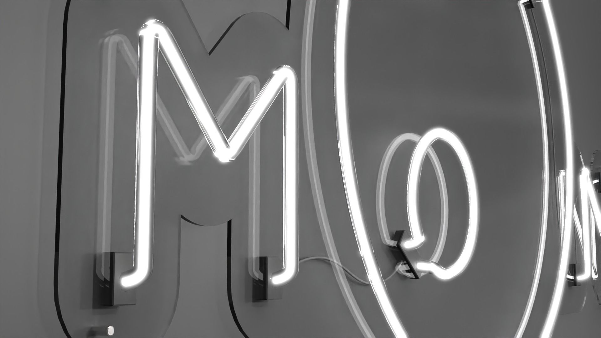 Moon - Neon Sign 3D model_1