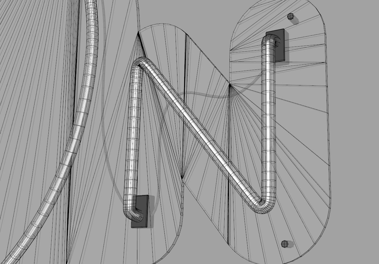 Moon - Neon Sign 3D model_8