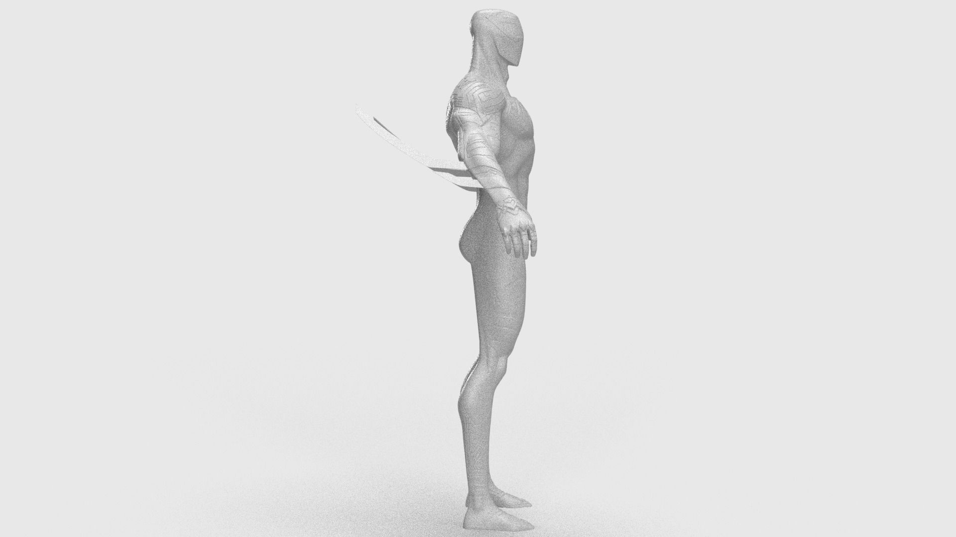 SpiderMan 2099 Miguel OHara Across the Spider-verse 3D Model 3D print model_10