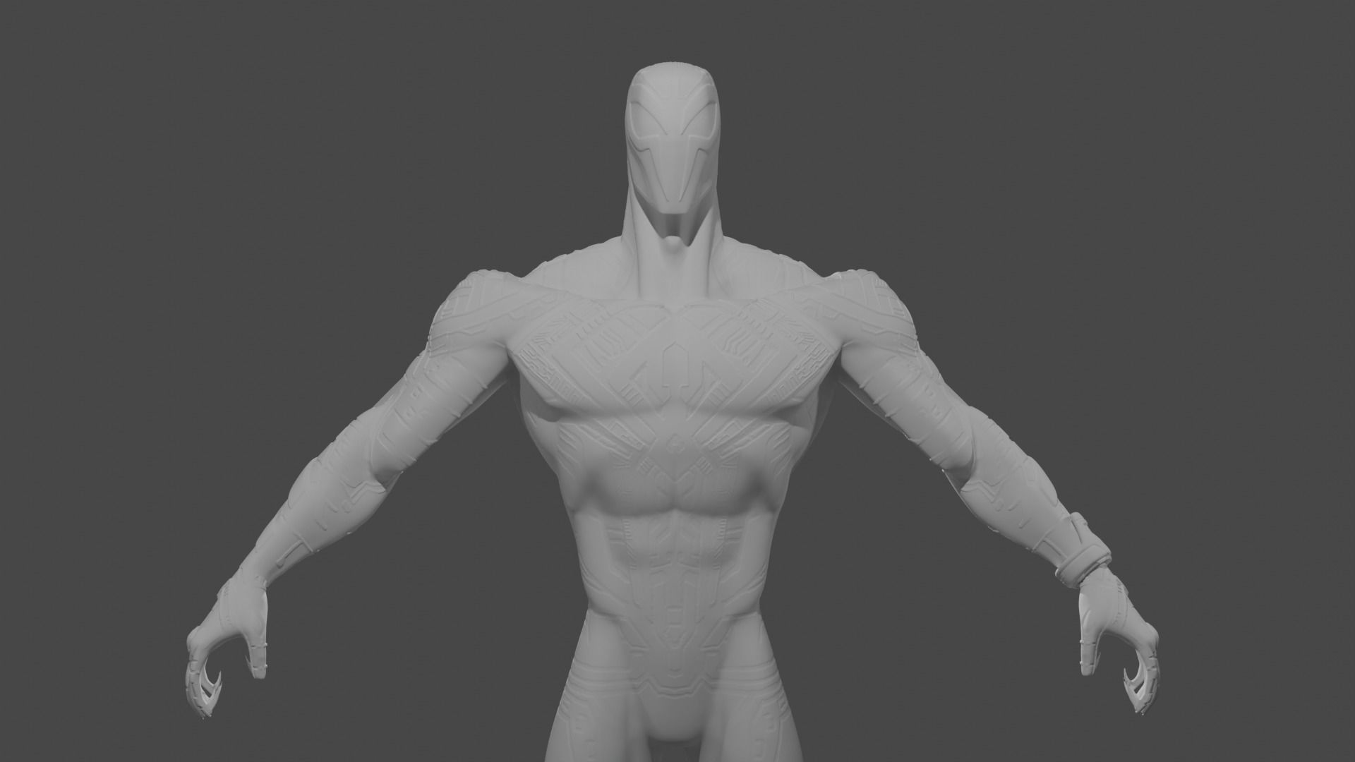 SpiderMan 2099 Miguel OHara Across the Spider-verse 3D Model 3D print model_3