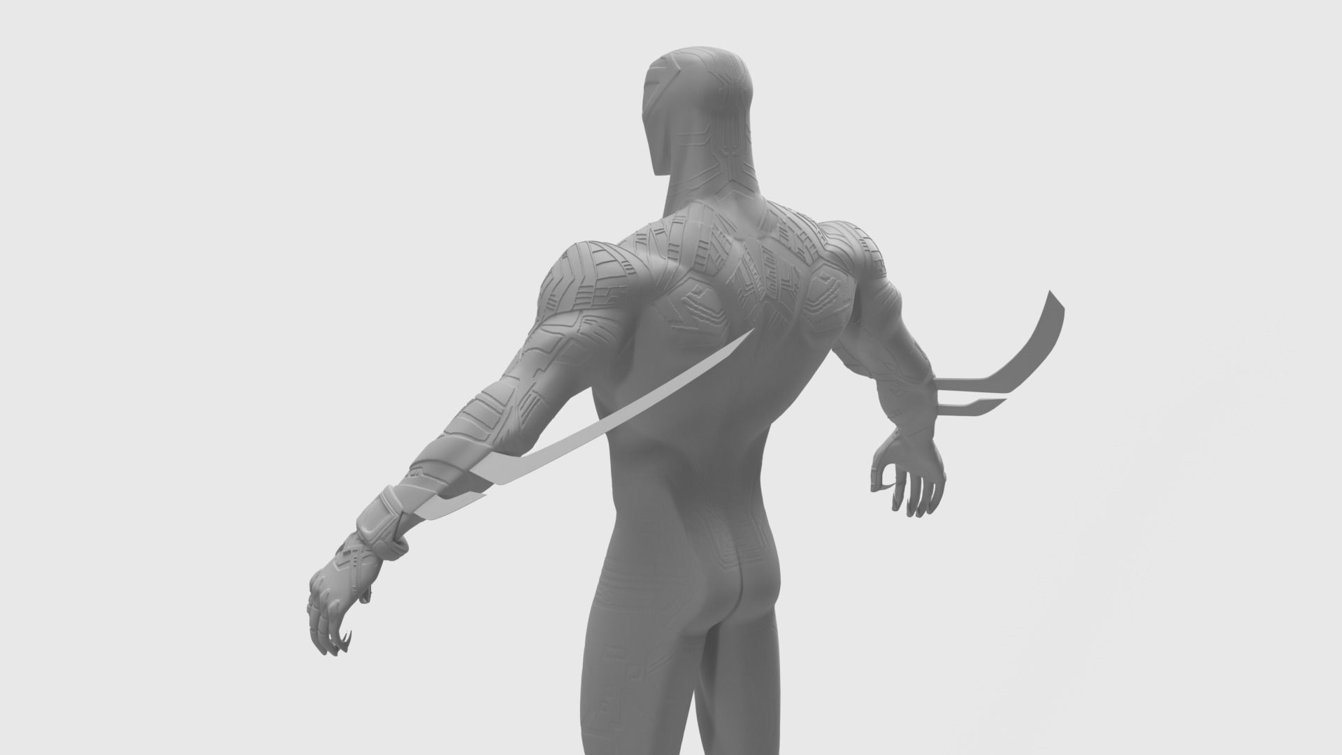 SpiderMan 2099 Miguel OHara Across the Spider-verse 3D Model 3D print model_17