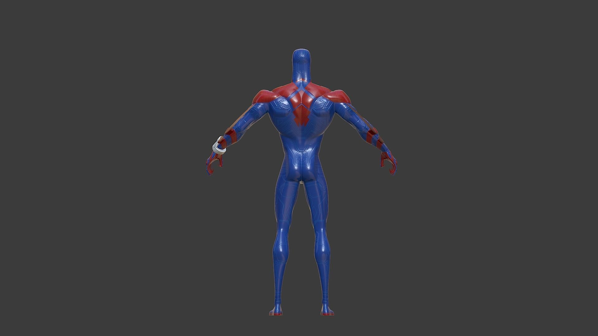 SpiderMan 2099 Miguel OHara Across the Spider-verse 3D Model 3D print model_13