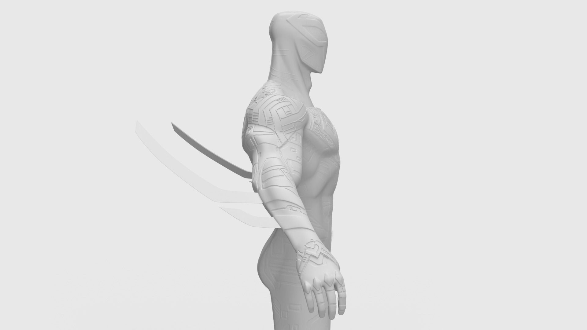 SpiderMan 2099 Miguel OHara Across the Spider-verse 3D Model 3D print model_11