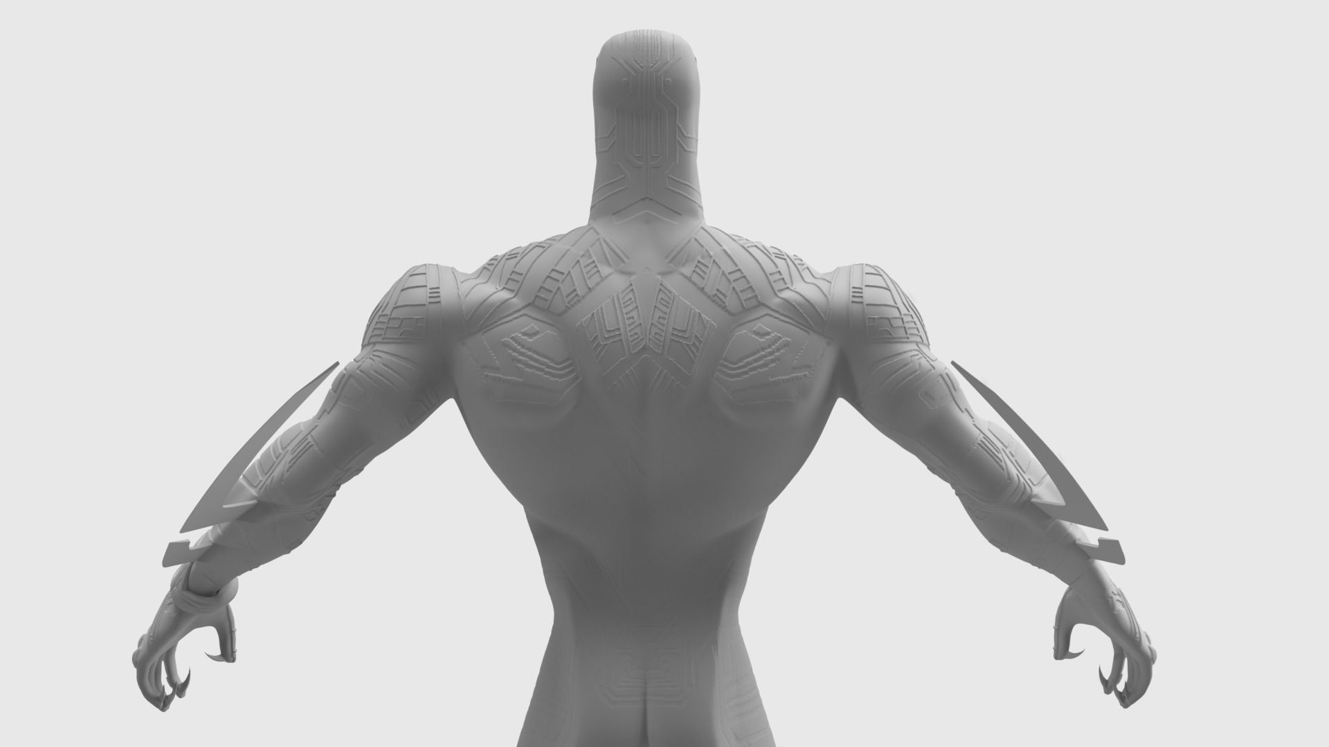 SpiderMan 2099 Miguel OHara Across the Spider-verse 3D Model 3D print model_15