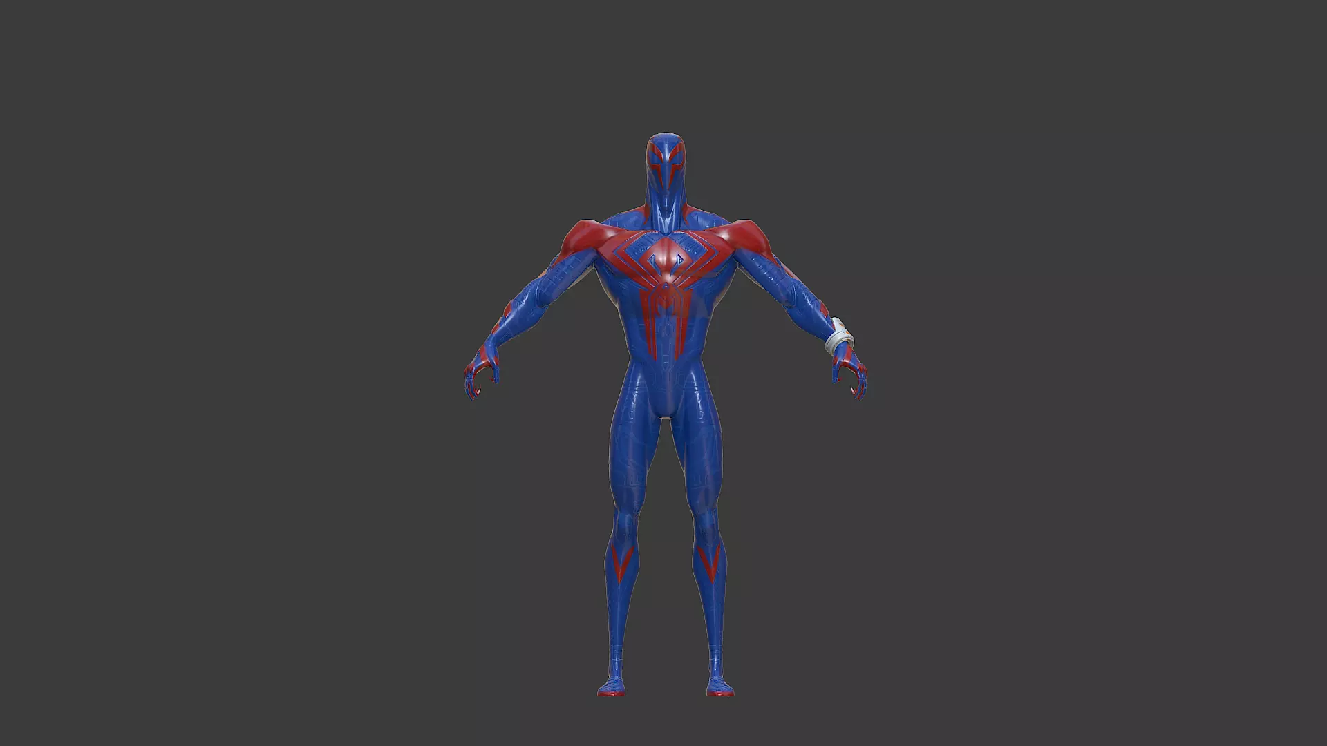 SpiderMan 2099 Miguel OHara Across the Spider-verse 3D Model 3D print model_0
