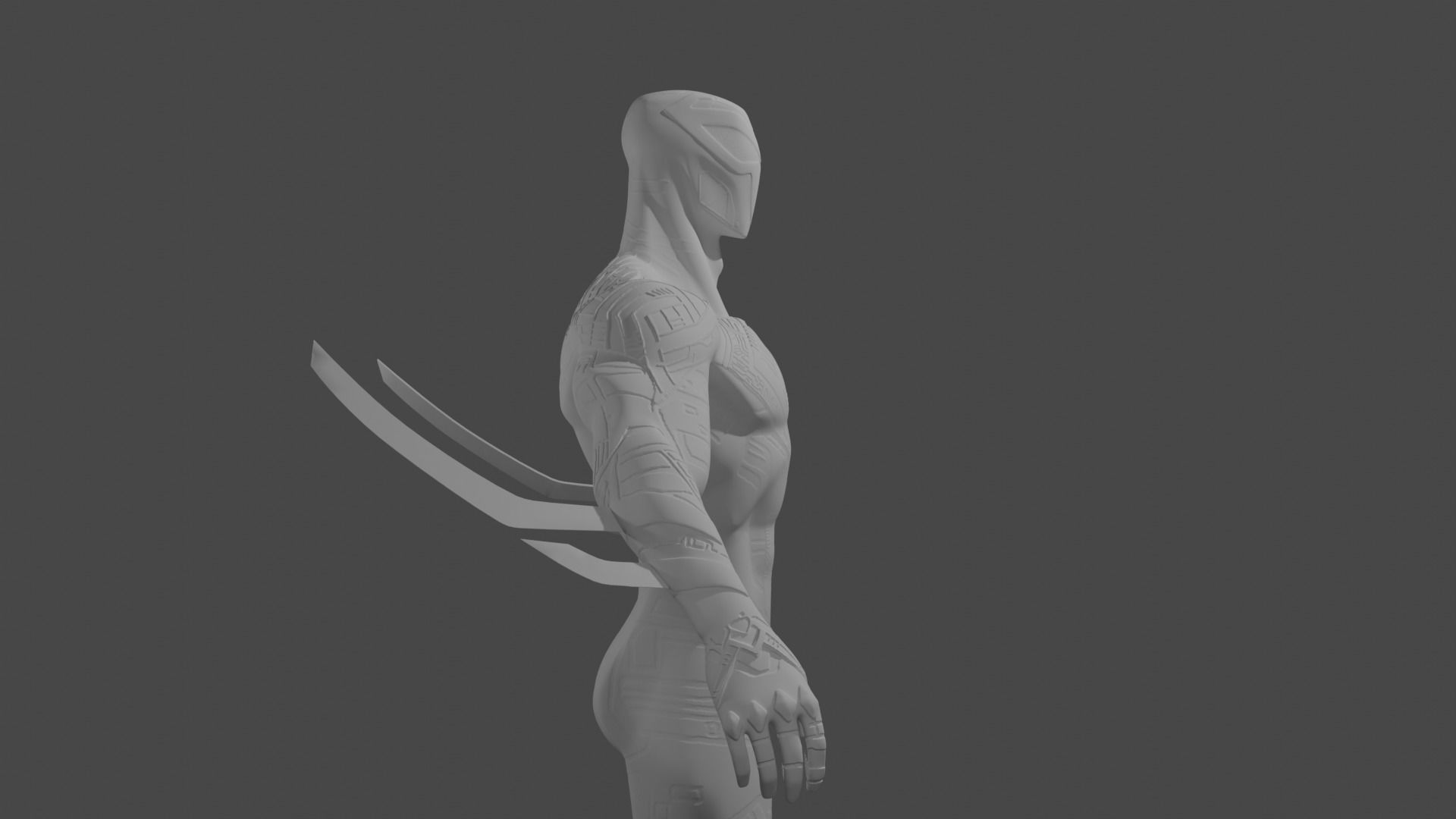 SpiderMan 2099 Miguel OHara Across the Spider-verse 3D Model 3D print model_12