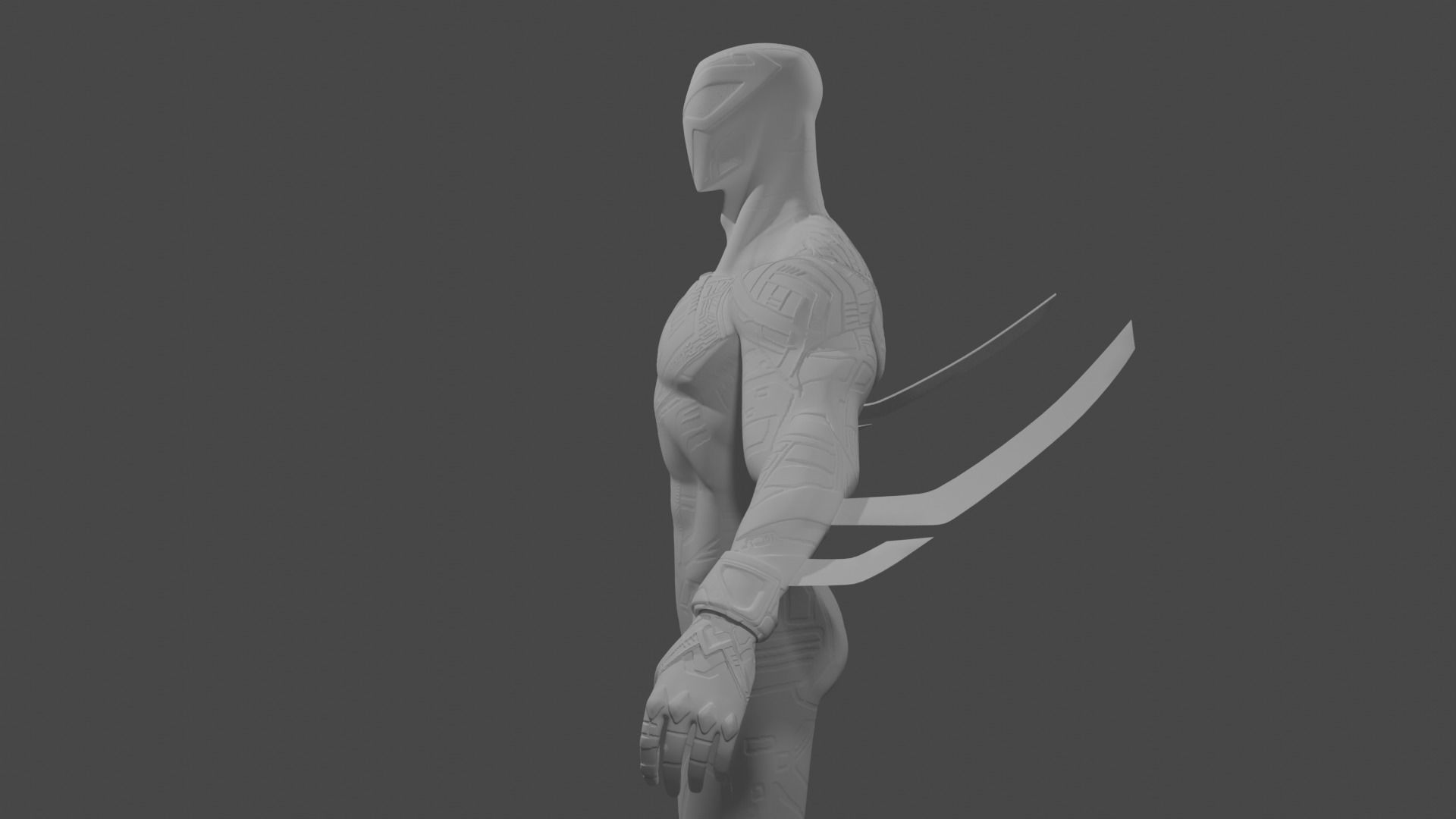 SpiderMan 2099 Miguel OHara Across the Spider-verse 3D Model 3D print model_7