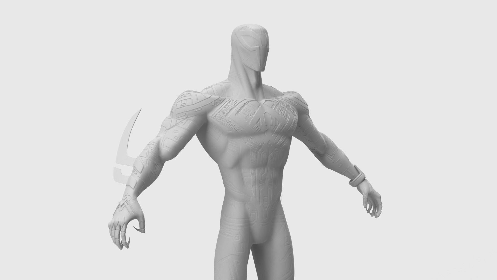 SpiderMan 2099 Miguel OHara Across the Spider-verse 3D Model 3D print model_19