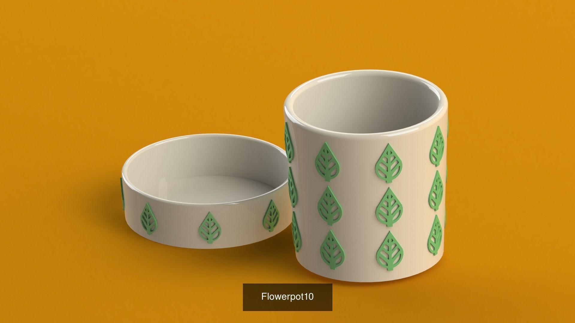 Flowerpots 3D Model Collection_1