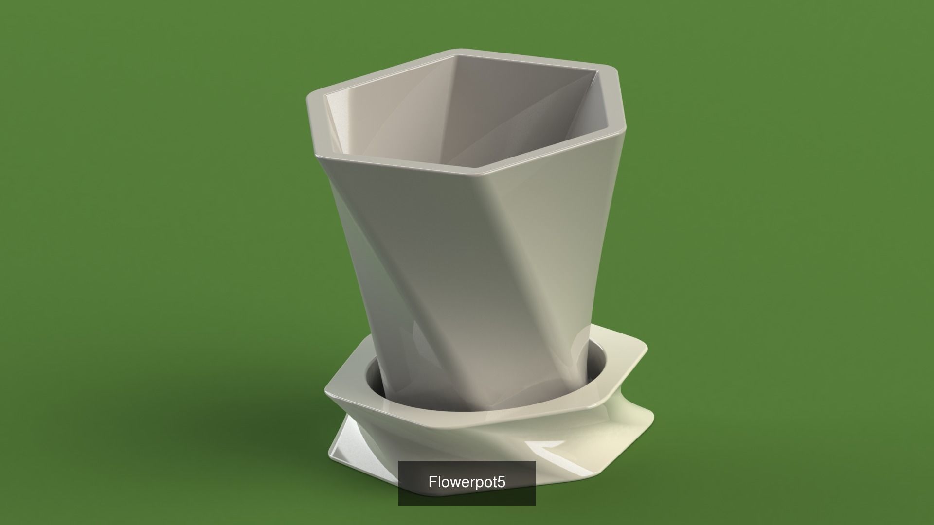 Flowerpots 3D Model Collection_9
