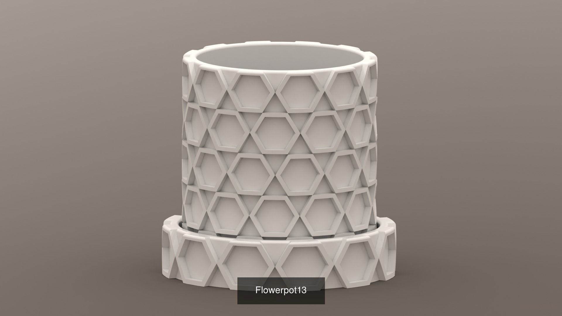 Flowerpots 3D Model Collection_2