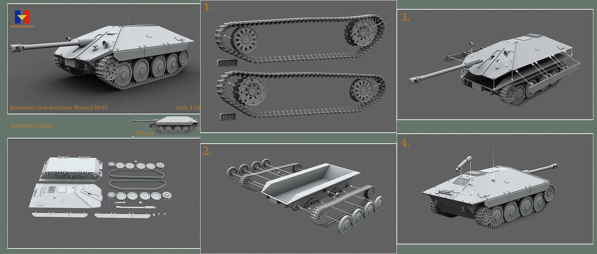 Maresal M05 3D print scale model  3D print model_7