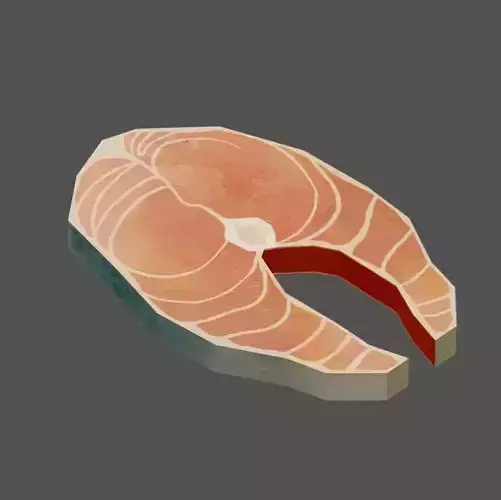 Low Poly Salmon