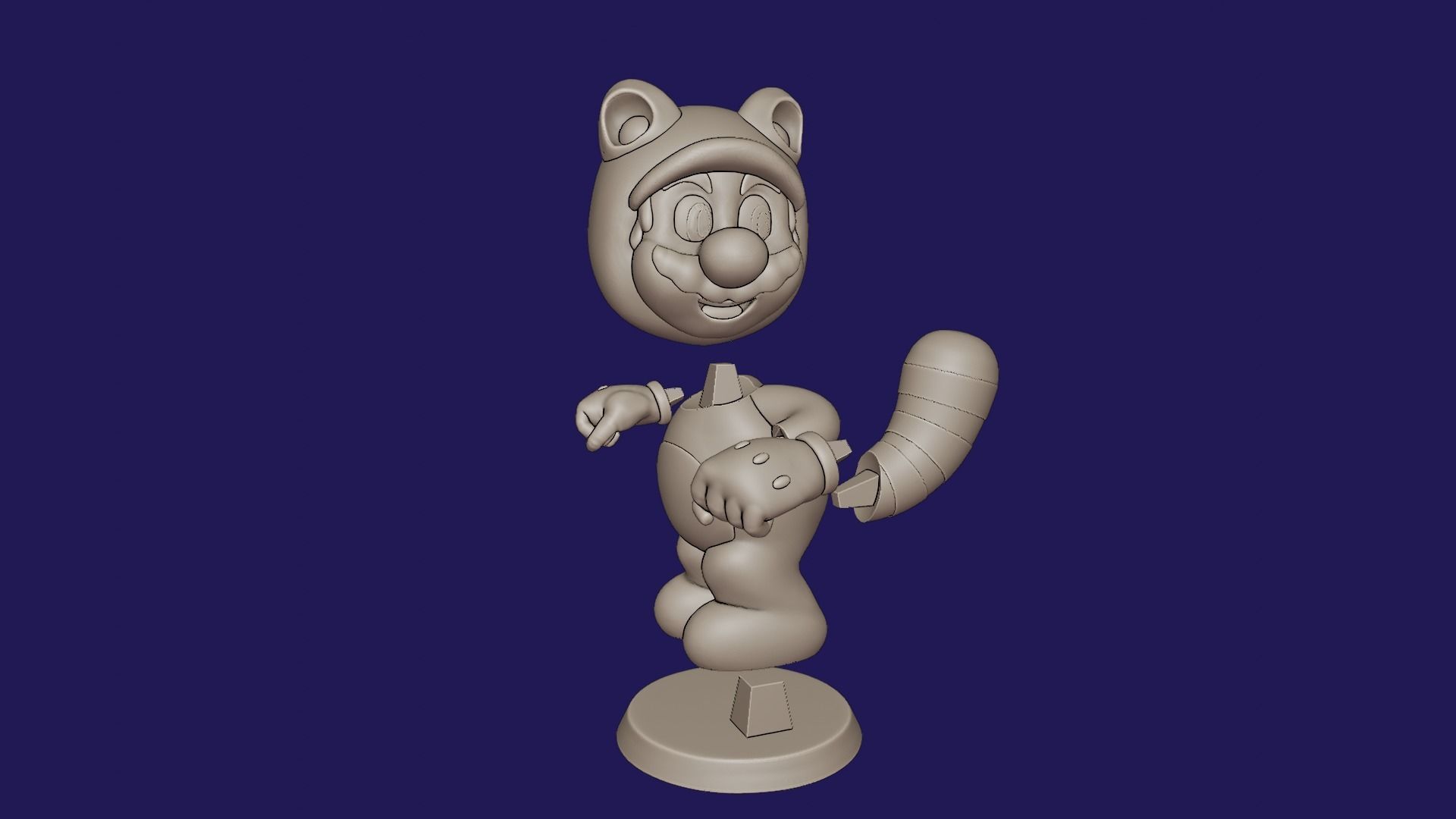 TANOOKI SUPER MARIO BROS THE MOVIE 3D print model_11