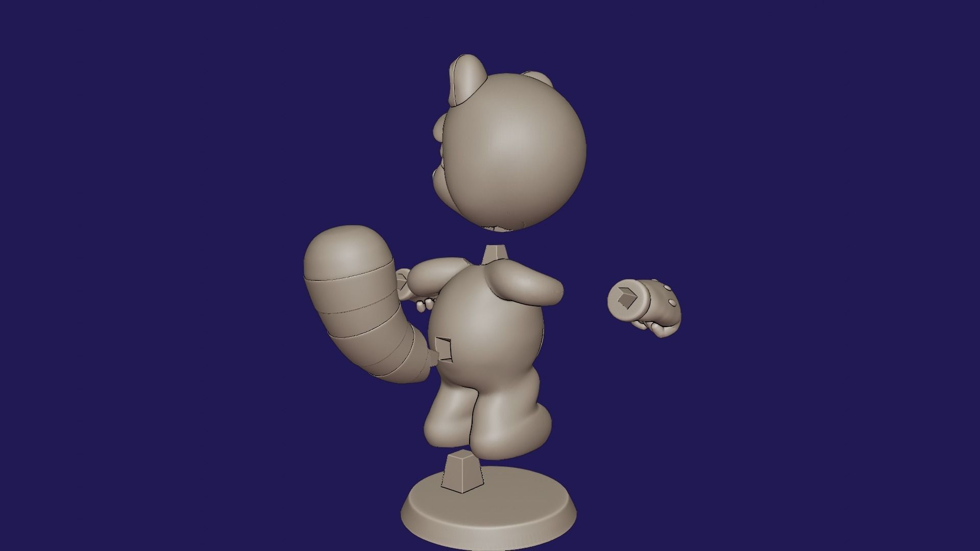 TANOOKI SUPER MARIO BROS THE MOVIE 3D print model_2