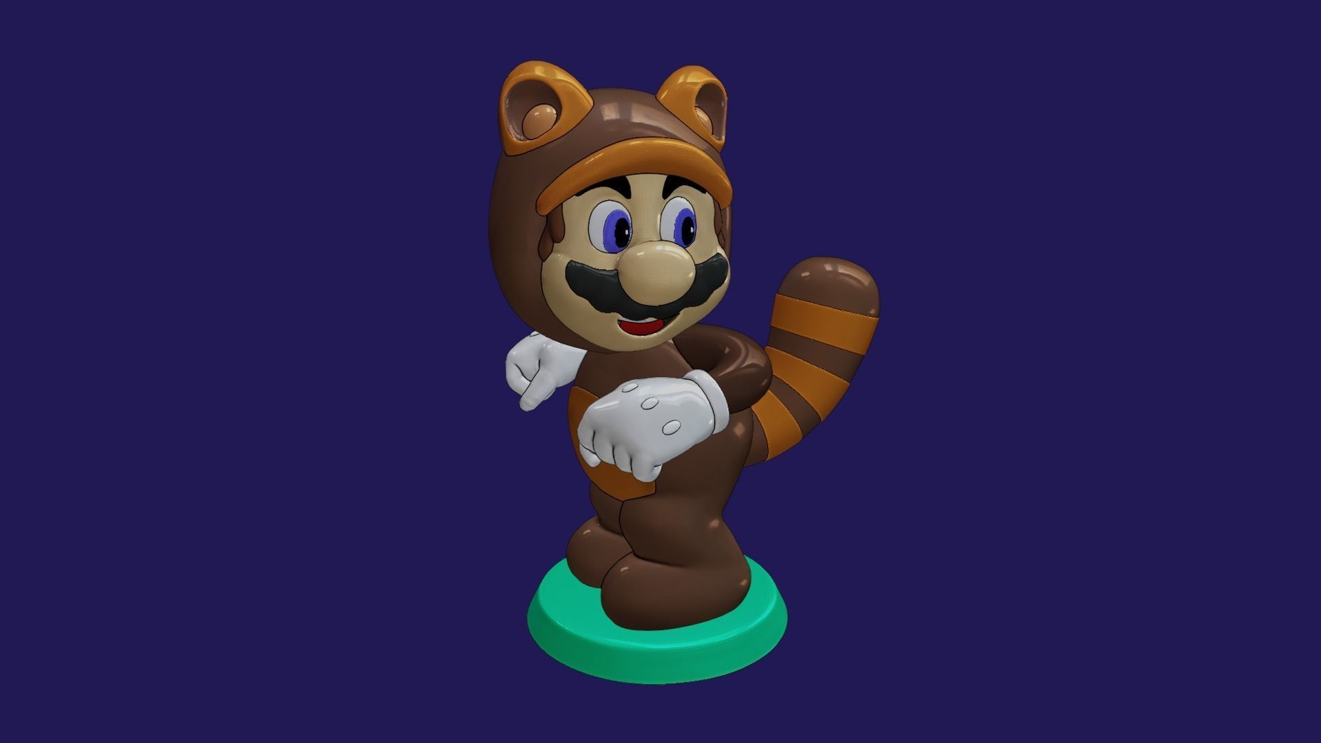 TANOOKI SUPER MARIO BROS THE MOVIE 3D print model_1