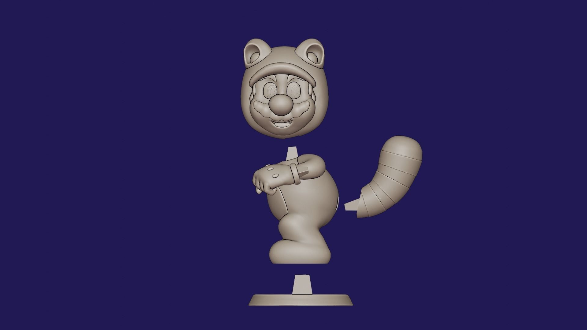 TANOOKI SUPER MARIO BROS THE MOVIE 3D print model_12