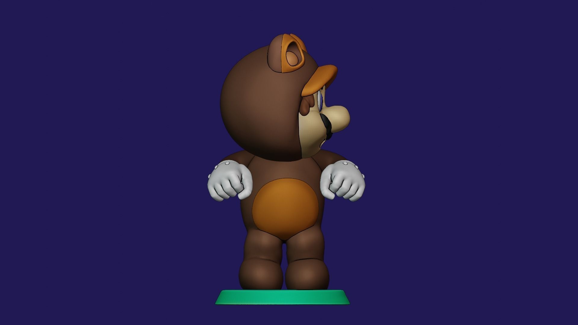 TANOOKI SUPER MARIO BROS THE MOVIE 3D print model_9