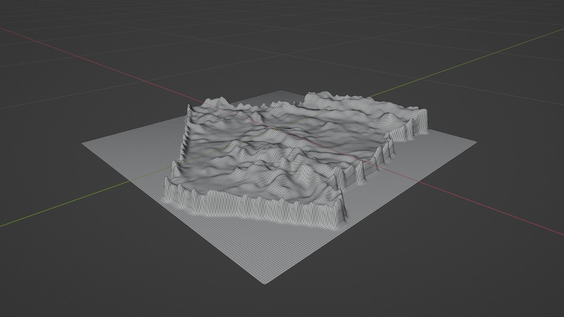 Algeria Map Low-poly 3D model_9