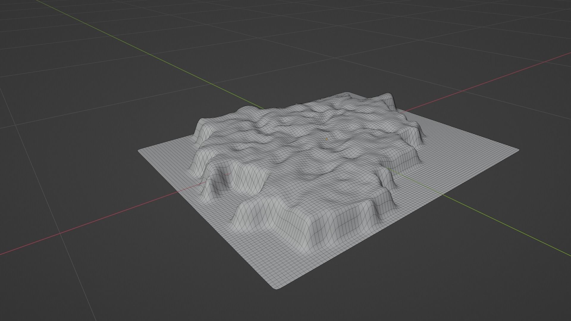 Andorra Map Low-poly 3D model_9