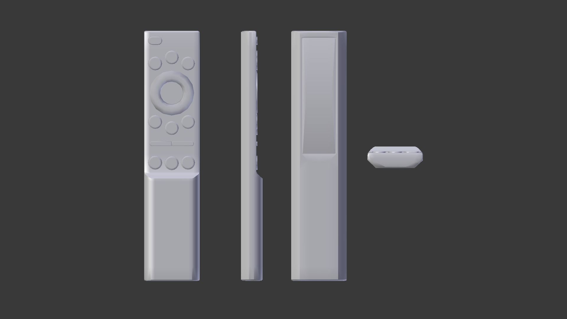 TV Table  Low-poly 3D model_13