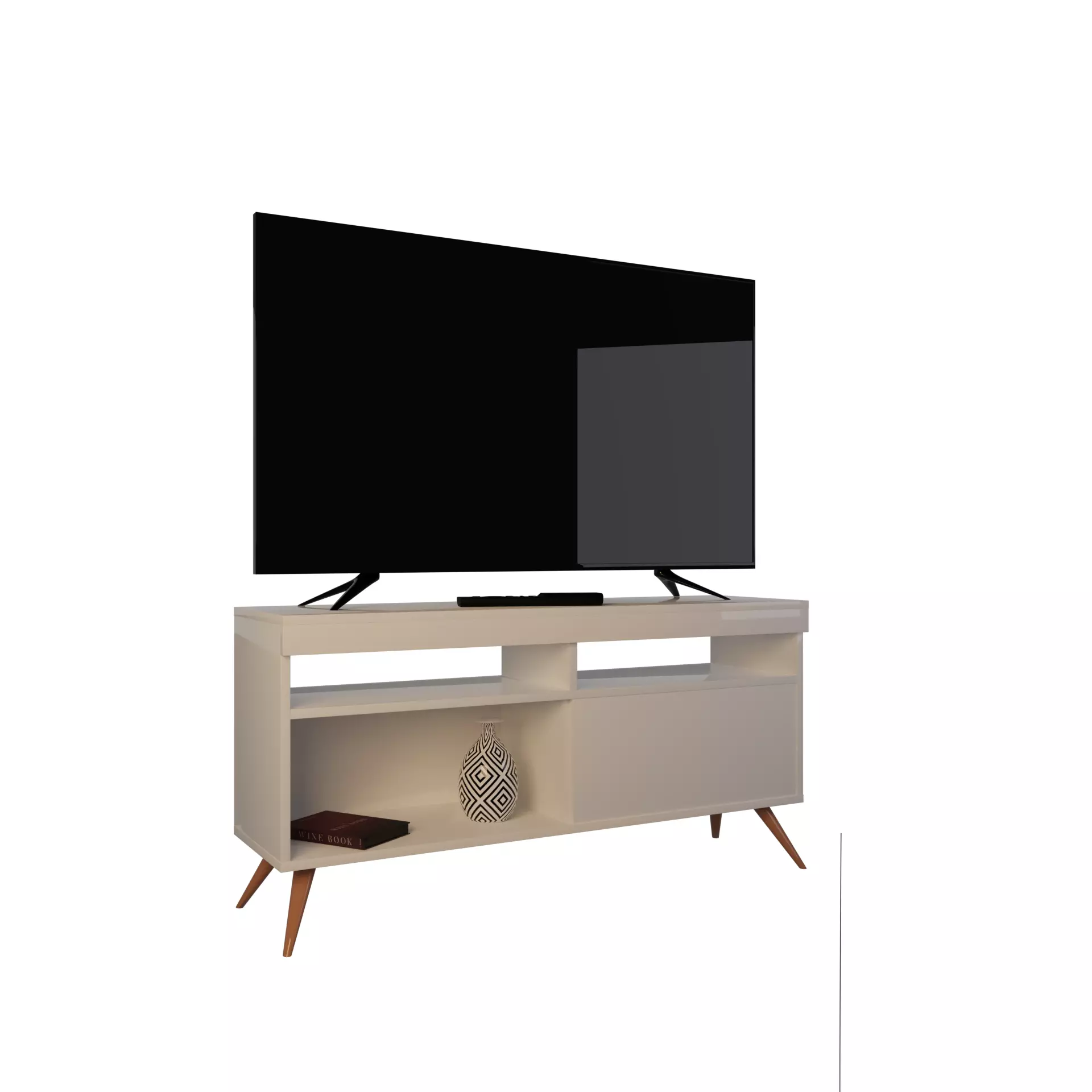 TV Table  Low-poly 3D model_0