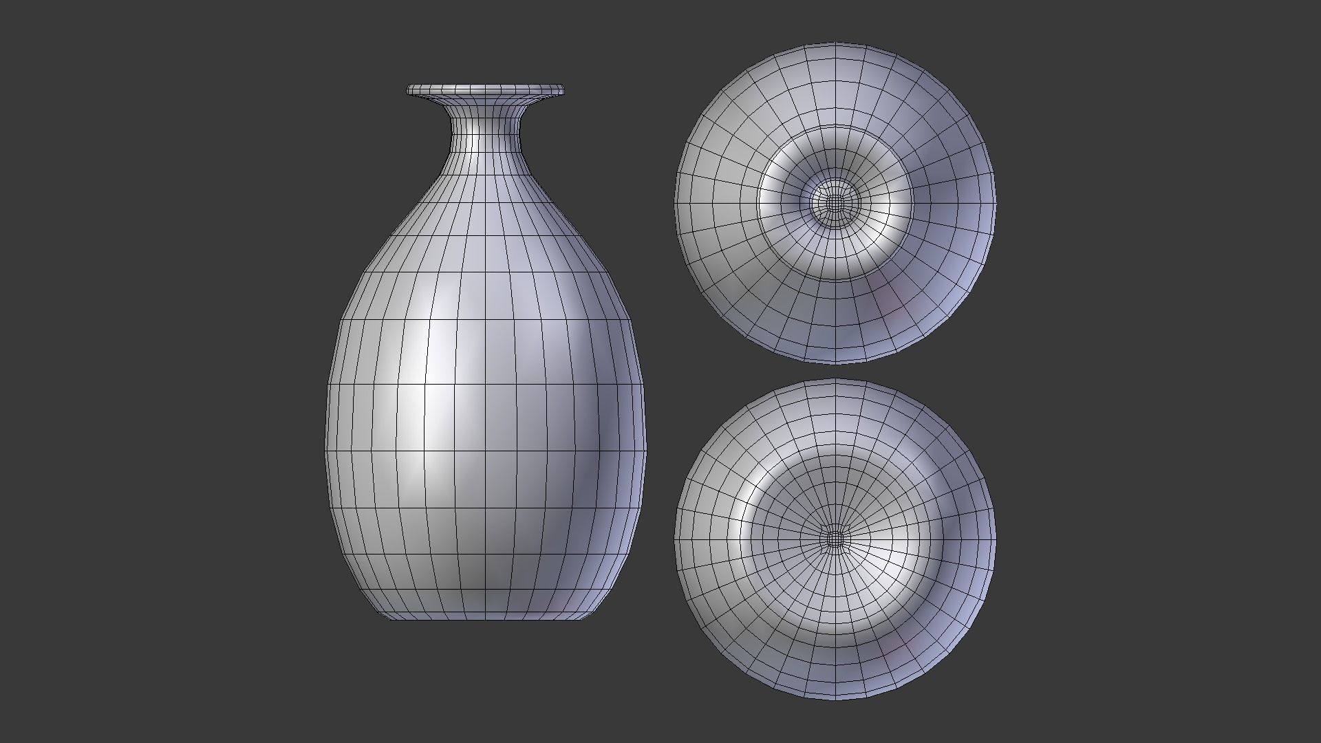 TV Table  Low-poly 3D model_16