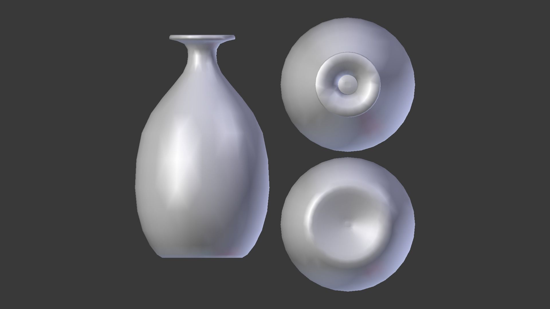 TV Table  Low-poly 3D model_17