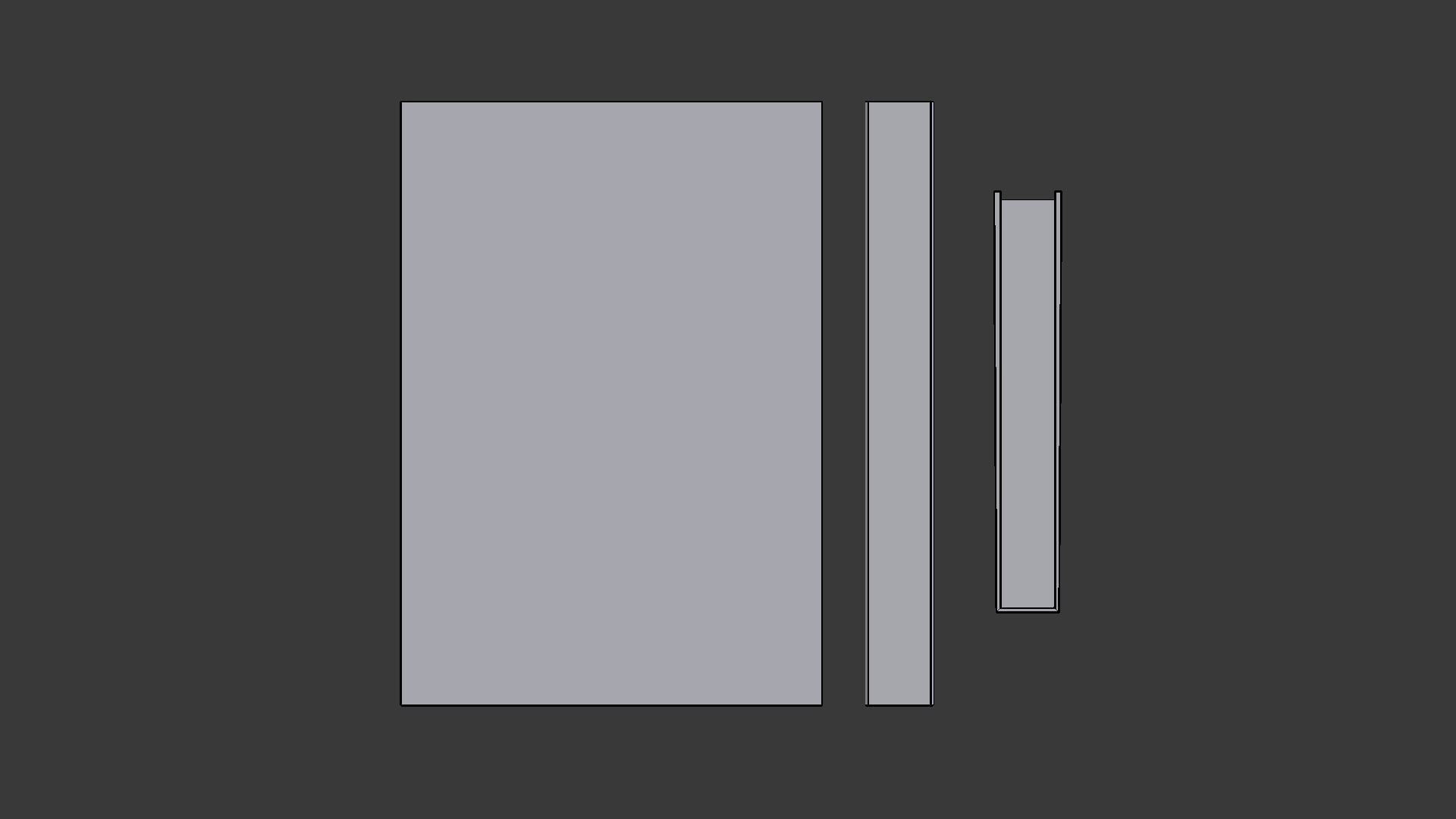 TV Table  Low-poly 3D model_14