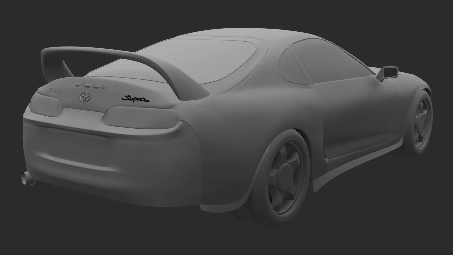 TOYOTA SUPRA 3D model