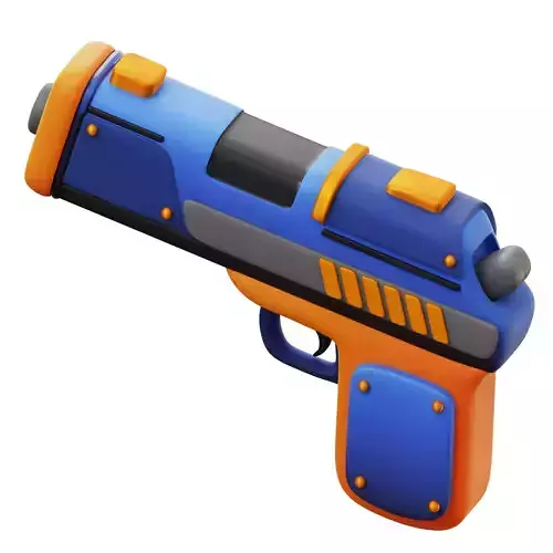 Handgun 3D Icon